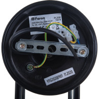 Садово-парковый светильник FERON PL200 60W 230V E27 155х105х205 мм черный 11878