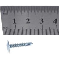 Саморез с прессшайбой Качественный крепеж 4,2х19 сверло 600 шт 0500345 КЧ