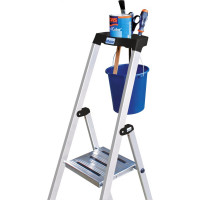 Свободностоящая стремянка Krause MONTO SAFETY 2К заглушки, 8 ступеней 128980