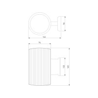 Садово-парковый светильник Elektrostandard 1404 TECHNO черный a033491