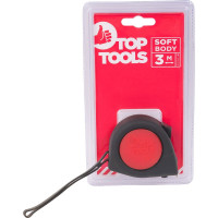 Рулетка Top Tools стальная лента с кнопкой паузы 3 м x 16 мм 27C313