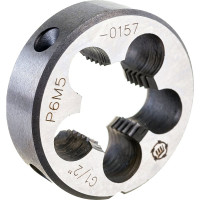 Плашка ООО "ТМТ ГРУПП" трубная цилиндрическая G 1/2" Р6М5 143398