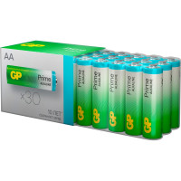 Алкалиновые пальчиковые батарейки GP АА Prime Alkaline, набор 30 шт. 19730