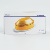 Cветильник-вспышка FERON стробы, 18LED 1,3W, желтый STLB01 29898
