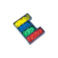 Набор сверл по бетону 4-10 мм,2-10 мм, дереву 4-10 мм, 6 бит, дюбели 5-10 мм, кейс РемоКолор 36-8-401