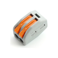 Cтроительно-монтажные клеммы STEKKER LD222-412 2-проводные 100 шт. в упак., 32396