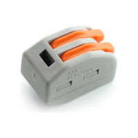 Cтроительно-монтажные клеммы STEKKER LD222-412 2-проводные 100 шт. в упак., 32396