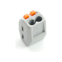 Cтроительно-монтажные клеммы STEKKER LD222-412 2-проводные 100 шт. в упак., 32396