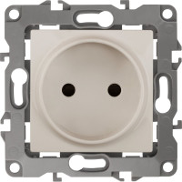 Розетка ЭРА 12-2105-02 2P, 16A-250В, IP20, слоновая кость Б0018255