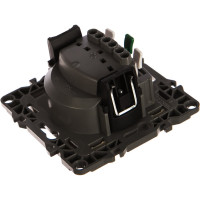 Розетка ЭРА 12-2102-02 2P+E Schuko со шторками, 16A-250В, IP20, слоновая кость Б0014688