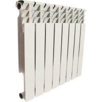 Алюминиевый радиатор ROMMER Optima 500 8 секций RAL9016 89558