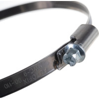 Червячные хомуты AutoFix 90-110/9мм W2 улучшенный замок 50шт. NWC-9 90-110