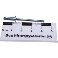 Заклепки вытяжные стальные (4х10 мм; 50 шт) Дело техники 453410