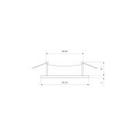 Встраиваемый светильник Elektrostandard 1071/1 MR16 WH белый a036503