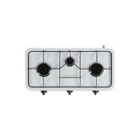 Газовая плитка Centek белая, 3 конфорки CT-1522