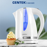 Чайник Centek 1.8л, 2200Вт CT-0040 White