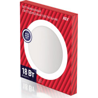 Светодиодная встраиваемая панель REV SuperSlim Round, 18W, 4000К 28946 3