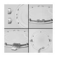Светодиодная встраиваемая панель REV SuperSlim Round, 18W, 4000К 28946 3