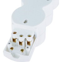 Розеточная колодка duwi Quick Fix 4 гн. с/з защ.шторки 16А 32020 5