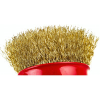 Щетка чашечная (75 мм; М14; латунированная волнистая 0.35 мм) для УШМ Elitech 1820.073900