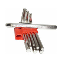 Набор ключей 6-гранных Г-образных 2-10 мм 10 предметов IZELTAS 4900003110