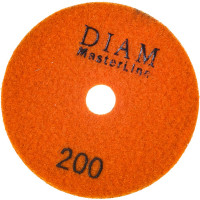 Круг алмазный гибкий шлифовальный АГШК Master Line (100х2 мм; №200; сухая) Diam 000567