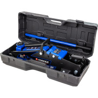 Подкатной домкрат 2,5т с фиксацией в кейсе Forsage  F-TH22501C кейс(9492)