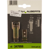Защелка для ящика ALBERTS оцинкованная 49х13мм SB 347956