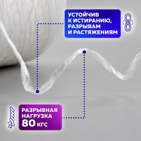 Шпагат полипропиленовый, длина 625 м, диаметр 2 мм, линейная плотность 1600 текс BRAUBERG 600117