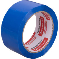 Клейкая лента BRAUBERG 48 мм х 66 м, упаковочная, СИНЯЯ, 45 мкм, 440076