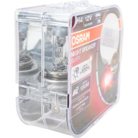 Автолампа Osram H4 60,55 P43t+100 NIGHT SILVER, 2шт 12V ,1,10 64193NBS-HCB