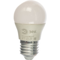 Светодиодная лампа ЭРА ECO LED P45-8W-827-E27, шар, теплый Б0030024
