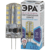 Светодиодная лампа ЭРА LED JC-3W-12V-840-G4, капсула, нейтральный Б0033194