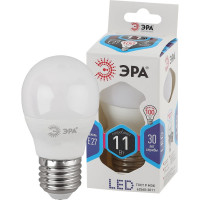 Светодиодная лампа ЭРА LED P45-11W-840-E27 диод, шар, нейтр Б0032989