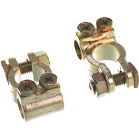 Клеммы AUTOVIRAZH АКБ +, - латунь 2, в блистере, комплект AV-010101