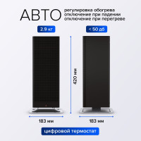 Керамический обогреватель Stadler Form 300вт Anna big black A-061