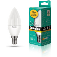 Светодиодная лампа Camelion LED10-C35/830/E14 10Вт 220В 13559