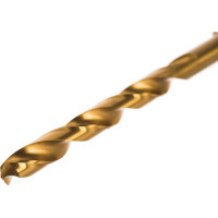 Сверло по металлу Профоснастка 6 мм КМ1 HSS M2 TIN/118 DIN 345, 1 шт., №2011 30205011