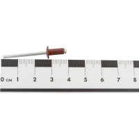 Заклёпка вытяжная красная окись (150 шт; 4х10 мм; RAL 3009150) Качественный КРЕПЕЖ 0200519 КЧ