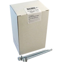 Кровельный саморез крепежная техника цинк 6.3х100 мм, 50 шт 431230 БК