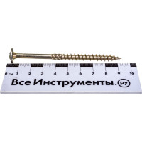 Конструкционный саморез ГОСКРЕП 6,0 x 90 желт., пресс шайба TX30 6 шт. 14-0016790