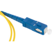 Переходной волоконно-оптический шнур NIKOMAX желтый, 1м NMF-PC1S2C2-SCU-LCU-001
