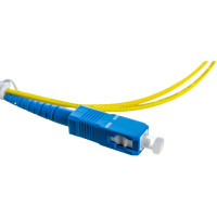 Переходной волоконно-оптический шнур NIKOMAX желтый, 1м NMF-PC1S2C2-SCU-LCU-001