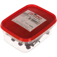 Кровельный саморез ГОСКРЕП 4.8х70 RAL 3005 красное вино, 30 шт., пл.конт 280 мл 2-0017870