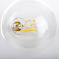 Лампа Uniel LED-G125-15W/4000K/E27/CL PLS02WH Форма шар, прозрачная UL-00004861