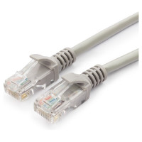 Многожильный патч-корд Cablexpert UTP кат.5e, 2м, литой, серый PP12-2M