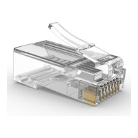 Вилка Cablexpert RJ-45 8P8C универсал кат.5e. 6 мкр со сквозным отверстием 10шт LC-PTU-01/10