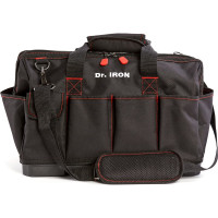 Сумка для инструмента с пластиковым дном с ремнем Dr.IRON 420x235x270 мм DR1025