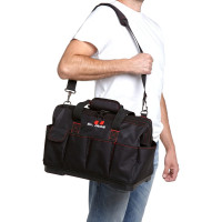 Сумка для инструмента с пластиковым дном с ремнем Dr.IRON 420x235x270 мм DR1025