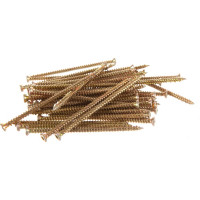 Оконные саморезы по бетону Саморезик 7.5х132 для окон рам, желтый цинк 50шт OSB-7.5х132-50